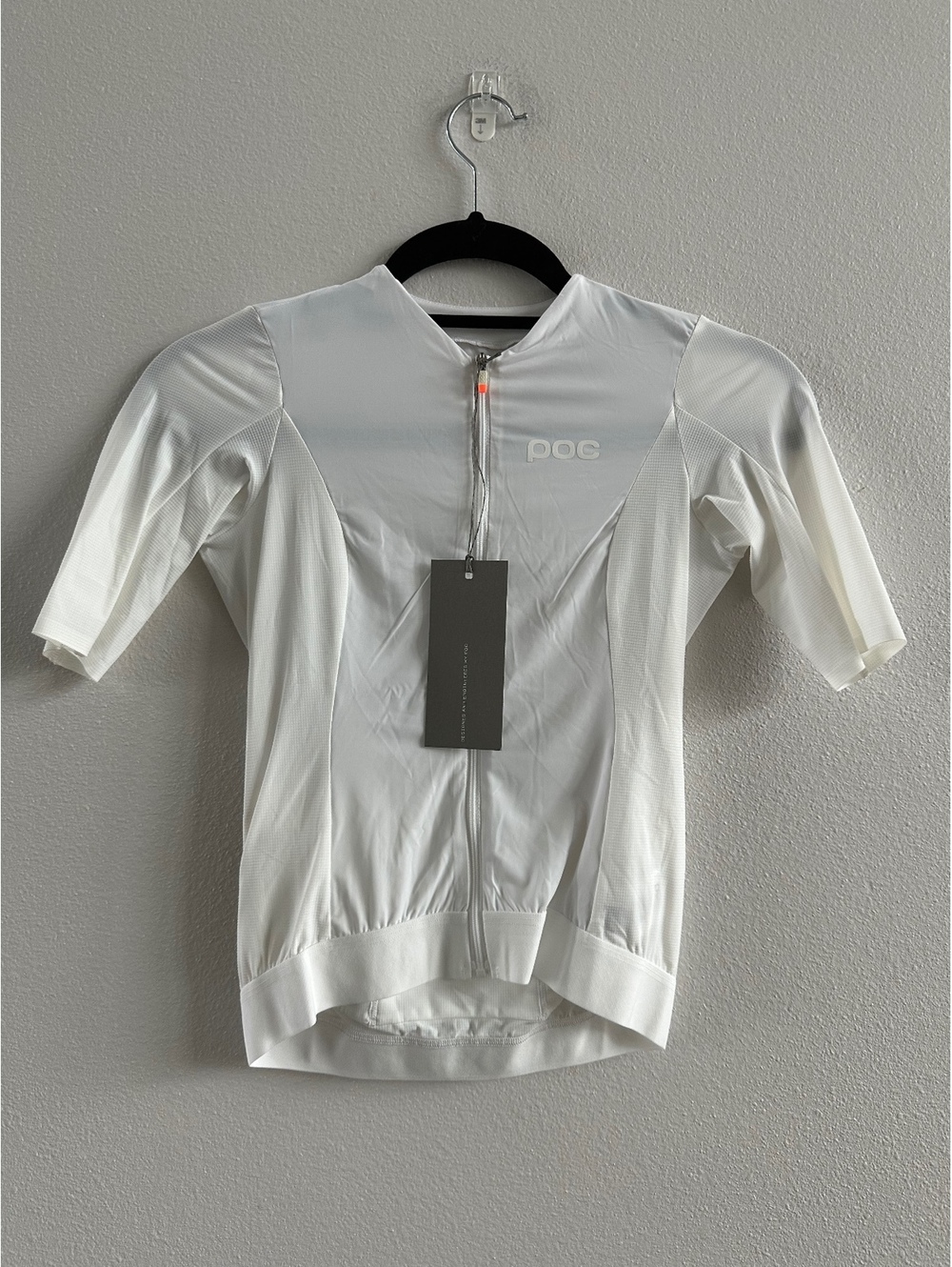 POC Raceday Short Sleeve Jersey Women  Hydrogen White Size Small